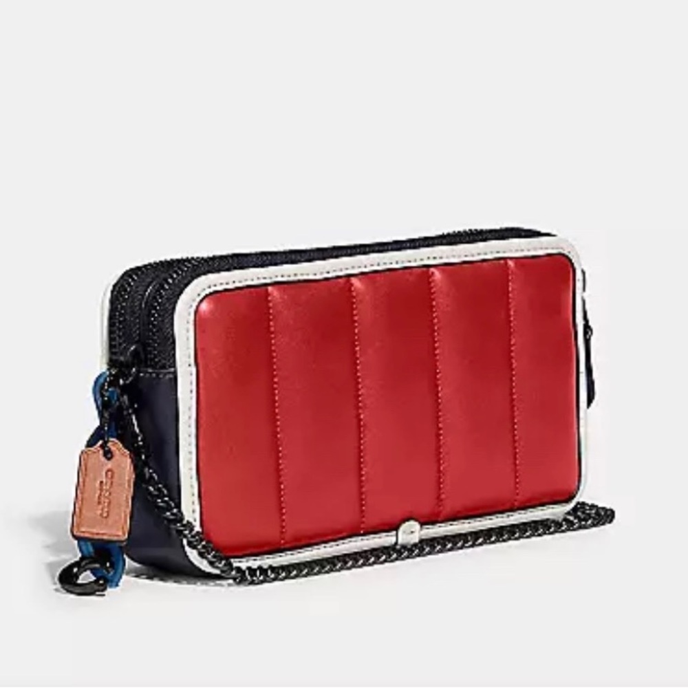 NWT Coach Kira Crossbody with Colorblock Quilting